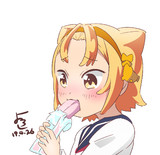 ういろう（さくら）を食う八十亀ちゃん