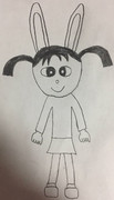 オリジナルキャラクター、ウサギの女の子「メイベルちゃん」