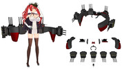 MMDアズールレーン　ホノルル艤装　Ver1.0