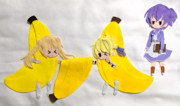 【花騎士フェルト】討伐から帰ったらバナナな姉たちがバナナの衣装を用意していた