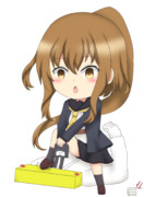 文ちゃんにふみふみされてるだけ