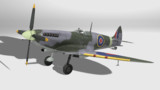 【MMD-OMF9】Supermarine Spitfire LF Mk.IXc【モデル配布】