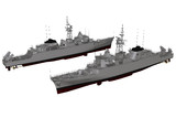 【MMD-OMF9】ゆうばり型護衛艦【モデル配布】