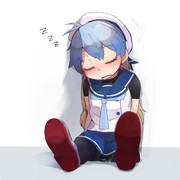 遊び疲れた佐渡さま