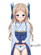 神風型は服装と同じ柄のぱんつという風潮