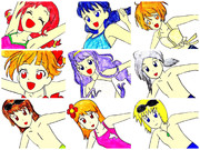 ナイトプールに飛び込む9人