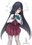 司令官が見てくれるとキラキラする早霜ちゃん