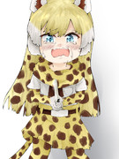 反抗的なアミメキリンちゃん