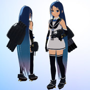 【MMDモデル更新】ＳＳＲ式 艤装つき五月雨改ver1.20