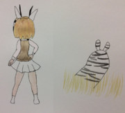 模写　サバンナの不思議