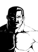 白黒の2階調ハガー