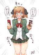 イベント応援する八丈ちゃん