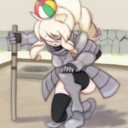 鎧が重いですわ…ちょっと待つですの…