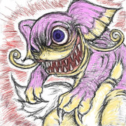 怒りのタブンネに色塗りしたよ