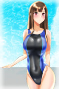 水本ゆかり×競泳水着
