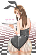 水本ゆかりのバニーガール、尻