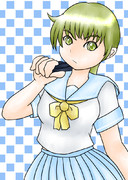 落書き　清川さん