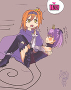 せんぱい きのうはねむれませんでしたね！