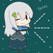 霧吹き ニコニコ静画 イラスト