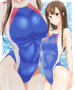 水本ゆかり×競泳水着