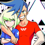 「プロメア」リオトガロ