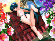 【今日のミクお姉さん】ソファに寄りかかる…っ♡