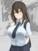 四白眼のメイドさん