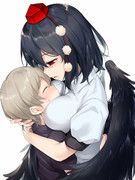 ハグ ニコニコ静画 イラスト