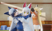 仲良しキツネ三人組