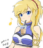 唯ちゃんタピオカチャレンジ