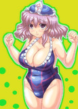 レオタード水着　　西行寺幽々子
