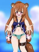 水着姿のラフタリア