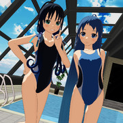 競泳水着モデルの配布を開始しました