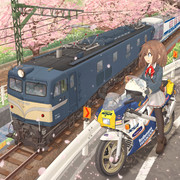 桜とゴハチとNSR