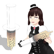 【MMDモデル配布】タピオカ