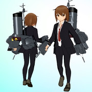 【MMDモデル更新】ＳＳＲ式 艤装つき若葉改ver1.20+