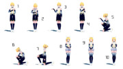Mmdポーズ配布あり ニコニコ静画 イラスト
