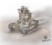 地球連邦陸軍MS支援戦闘MS「チーファー」七九式球戦車