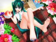 【今日のミクお姉さん】かき氷食べましょ…っ♡