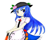 ZUN絵練習てんこちゃん