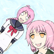 海に流される子日