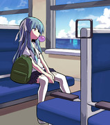風船ガム ニコニコ静画 イラスト