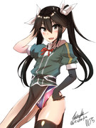 競泳水着でガードじゃ！