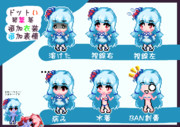 【立ち絵素材】ドットい、琴葉葵の追加素材