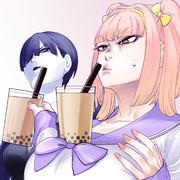 ラヴ♡ちんのタピオカチャレンジ