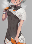 サイトウちゃんの腹筋…