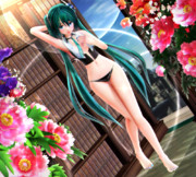 【今日のミクお姉さん】セクシーなおみあしの ミクお姉さん…♡