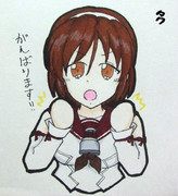 デフォルメ名取その2（ワンドロで描いた）