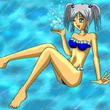 水着マジシャン