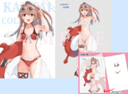 【C96】水着熊野クリアファイルのサンプル
